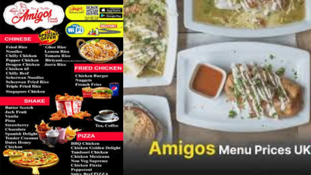 Amigos Menu