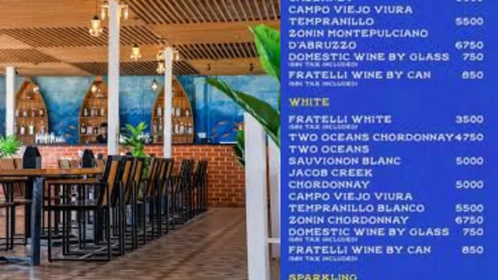 Bay 6 Menu Update 2025