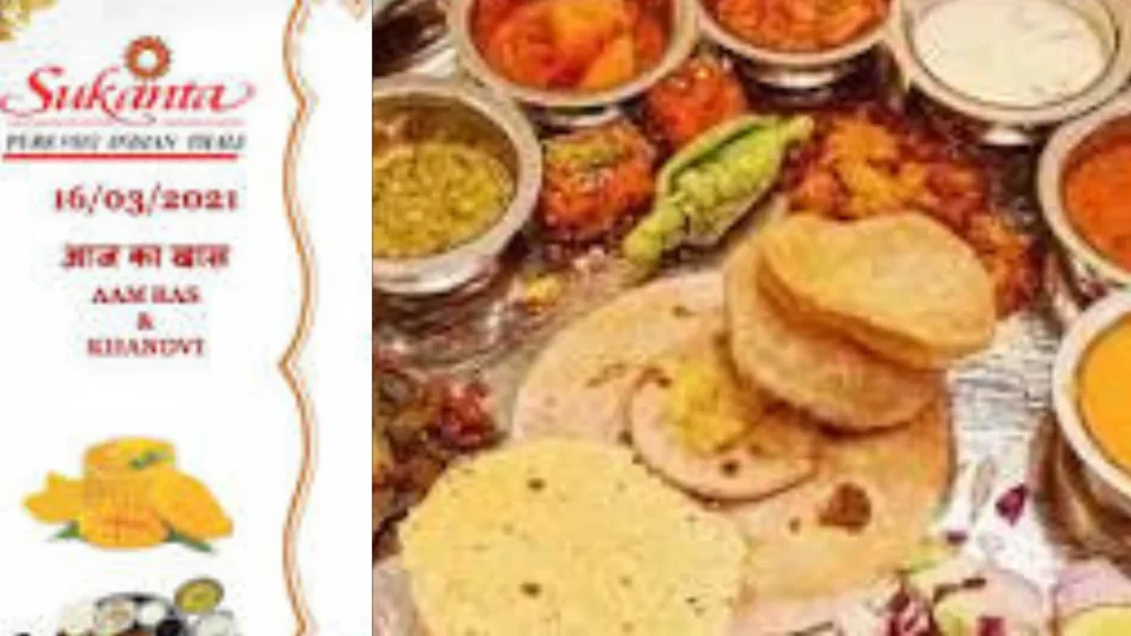 Complete Sukanta Thali Menu Update 2025