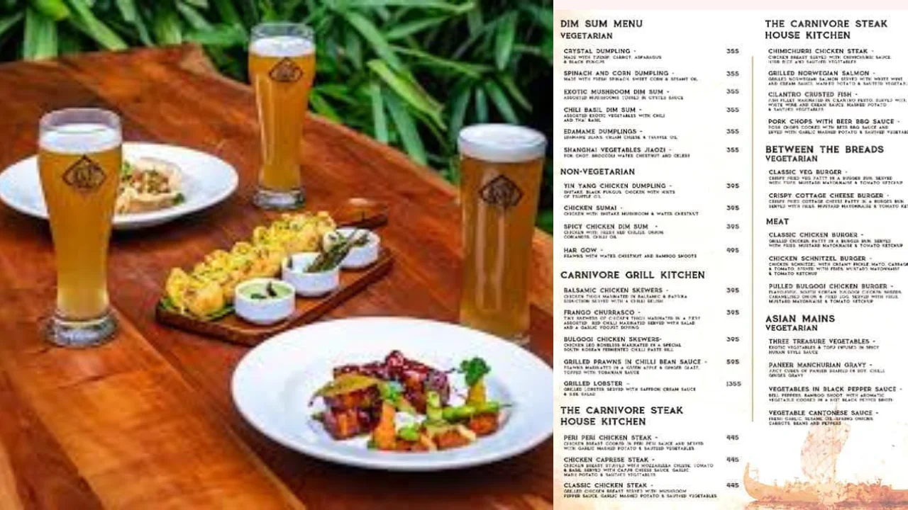 Long Boat Brewing Co. Menu