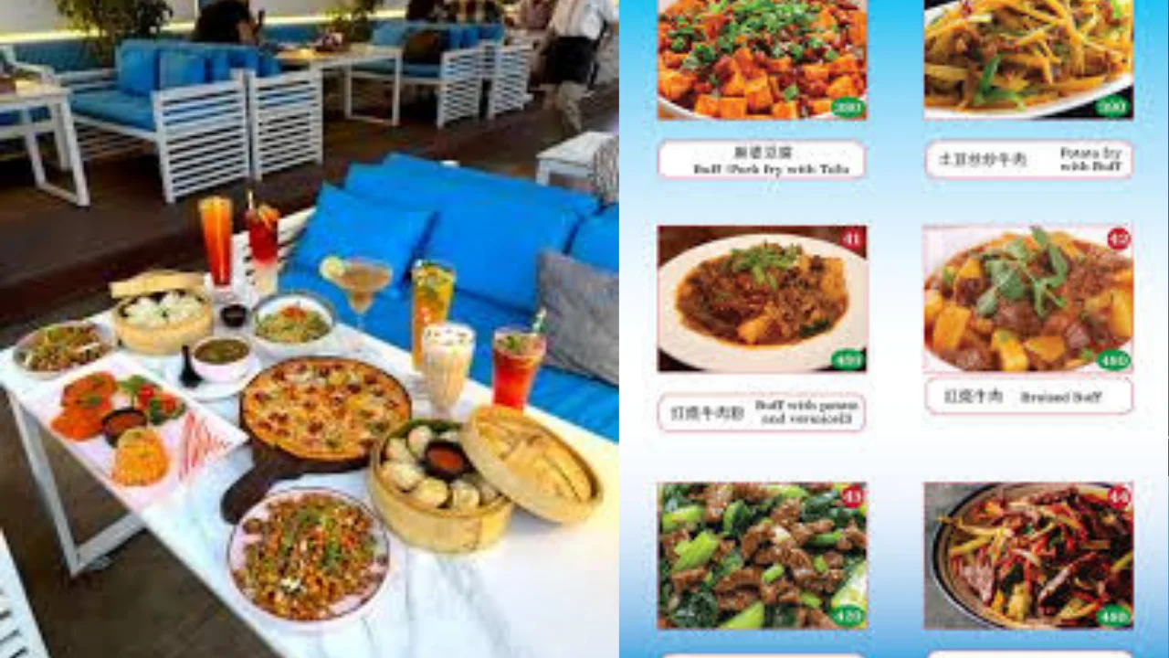 The Roof Sky Restaurant and Cafe Menu