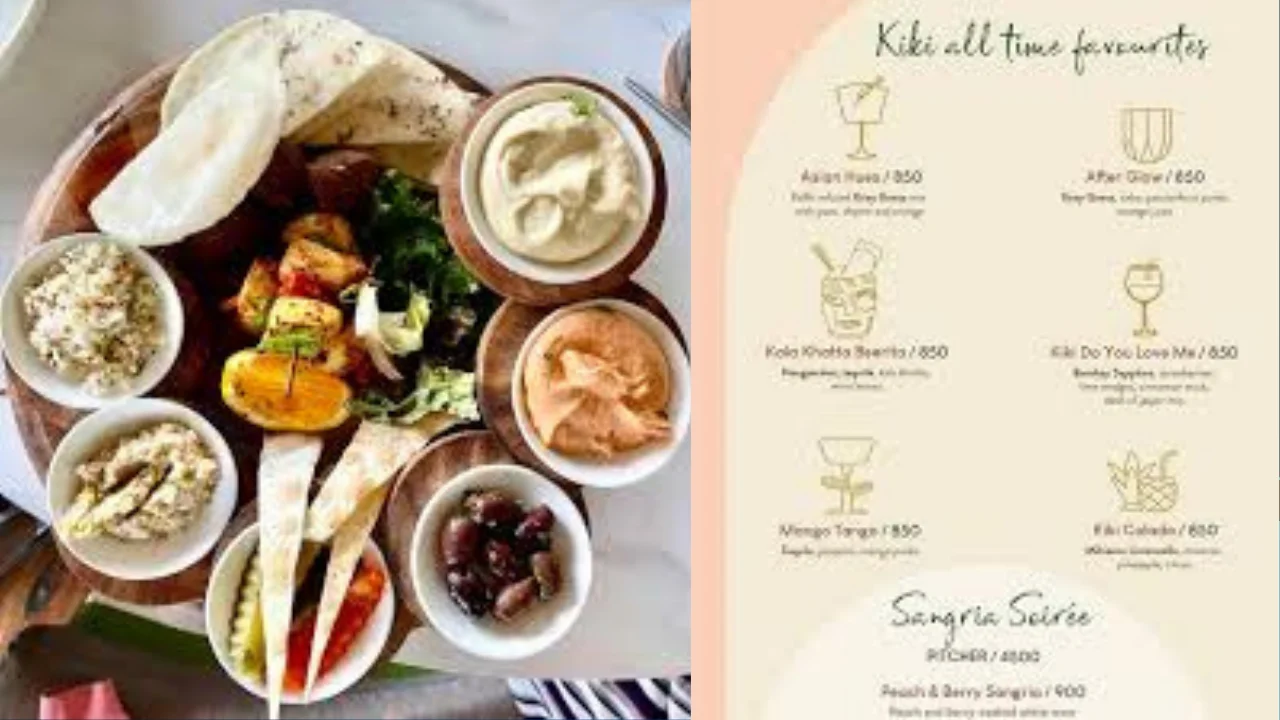 kiki - By the sea menu